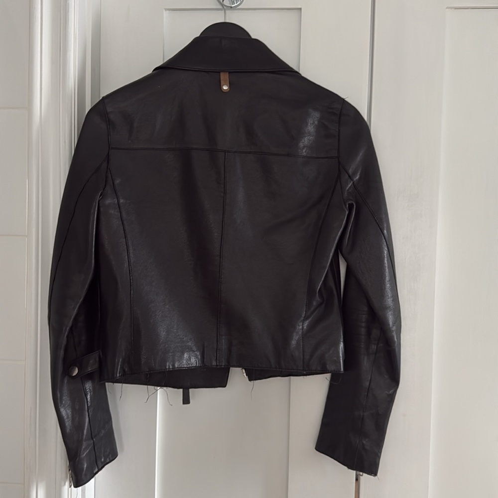 Lambskin Mackage Moto Jacket, XS - Picture 2 of 3